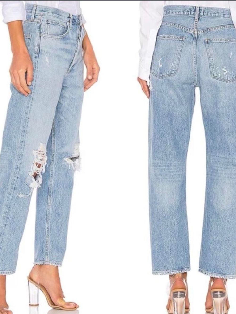 AGOLDE 90's Mid Rise Loose Fit Jeans in a size 26